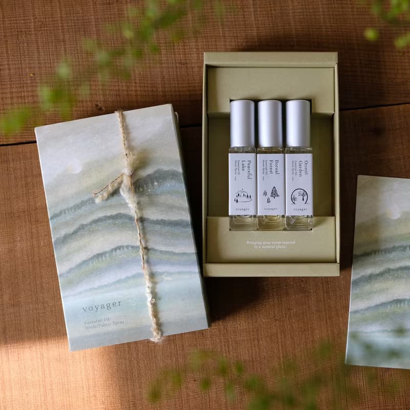 任選3入 | 天然精油香氛噴霧 | 插畫禮盒包裝 | voyager