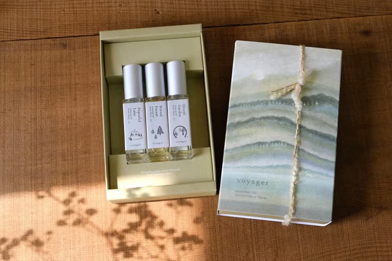 任選3入 | 天然精油香氛噴霧 | 插畫禮盒包裝 | voyager