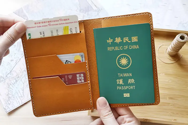 護照套 義大利牛皮手作 焦糖棕 多色可選 免費刻字與包裝