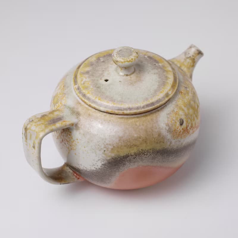 明芽窯 | 柴燒白瓷落灰壺 一壺兩杯 茶具組 蒐藏品 茶壺 茶杯 H11