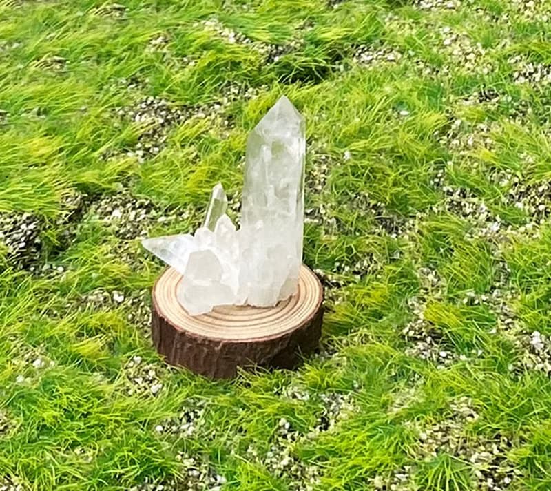 天然原礦小白水晶簇 小白水晶柱 消磁淨化 療癒 辦公室 風水 擺件
