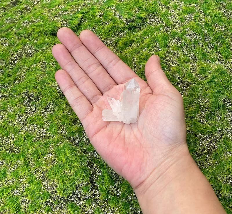 天然原礦小白水晶簇 小白水晶柱 消磁淨化 療癒 辦公室 風水 擺件