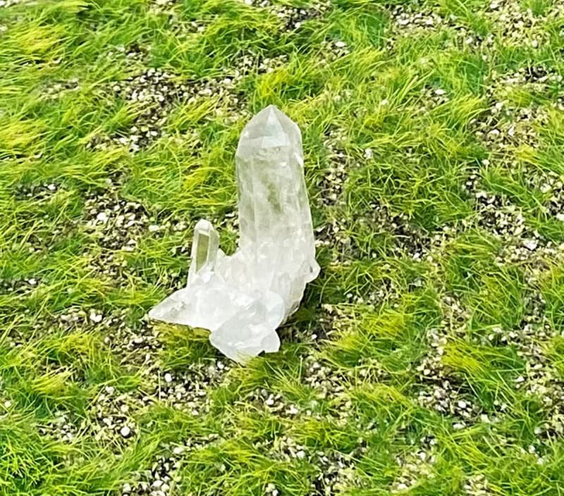 天然原礦小白水晶簇 小白水晶柱 消磁淨化 療癒 辦公室 風水 擺件