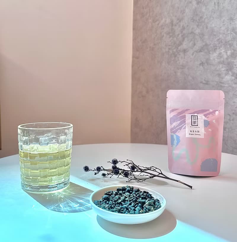 【葡萄烏龍茶包】水果 窨香 原葉立體茶包  5入  |亘茶