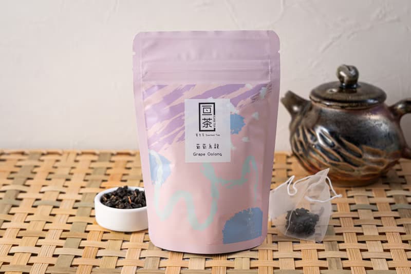 【葡萄烏龍茶包】水果 窨香 原葉立體茶包  5入  |亘茶