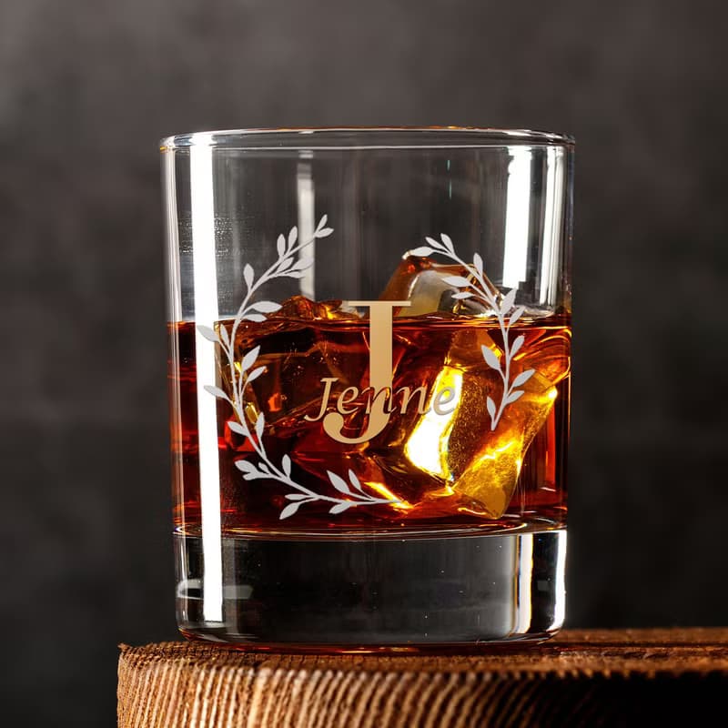 雙色名字訂製玻璃對杯