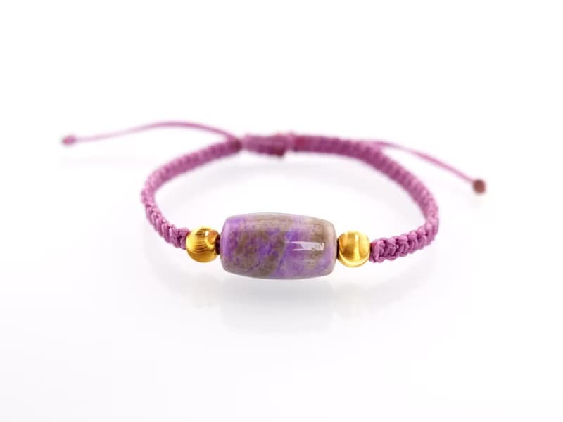 寶麗金珠寶-天然舒俱萊石黃金珠手鍊