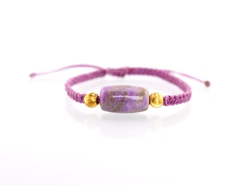 寶麗金珠寶-天然舒俱萊石黃金珠手鍊