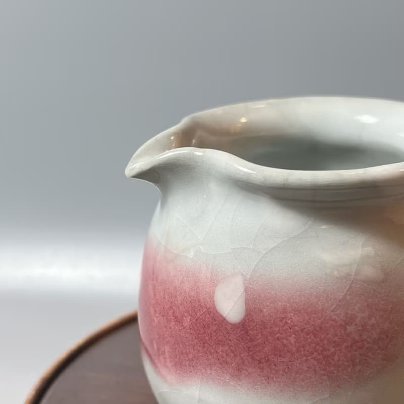 溫潤天青銅紅正把茶海 / 極品青瓷 / 小平凡手作