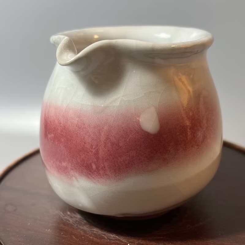 溫潤天青銅紅正把茶海 / 極品青瓷 / 小平凡手作