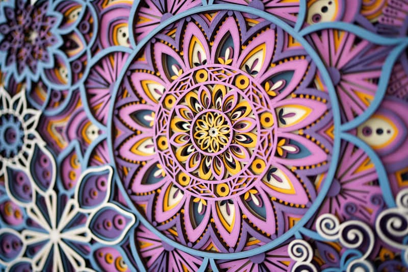 繁花似錦|現代輕奢客廳背景牆裝飾畫走廊玄關掛畫3d立體