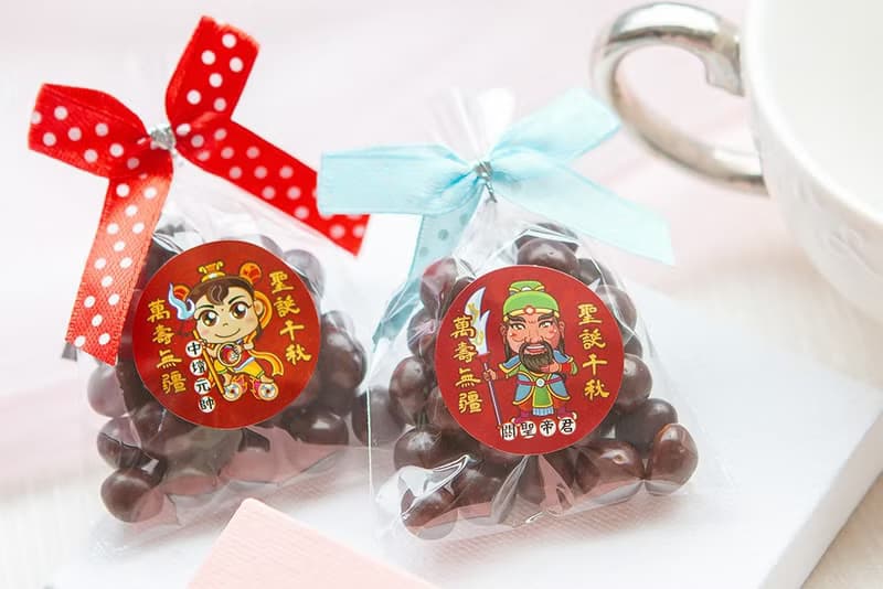 Q版神明祝壽 米果巧克力 中壇元帥 媽祖 土地公 拜拜供品 結緣品