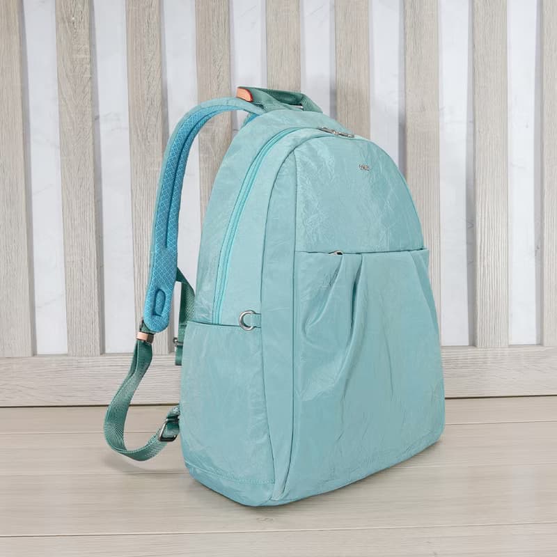 (蒂芬妮藍)輕盈紙感甜美系休閒旅行後背包(大款)33571