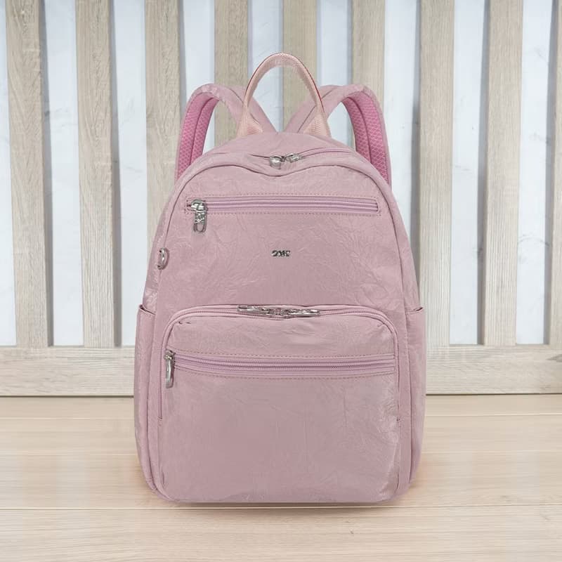 (櫻花粉)必buy輕盈紙感旅行後背包33531