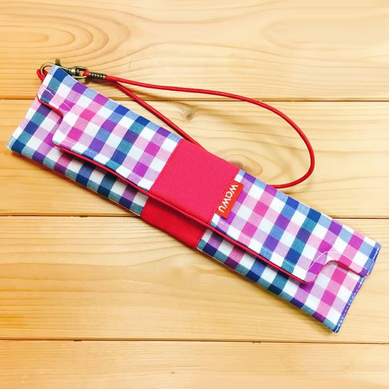 筆袋/筷套 (客訂花色) (附木製筷子和湯匙) 接單生產*