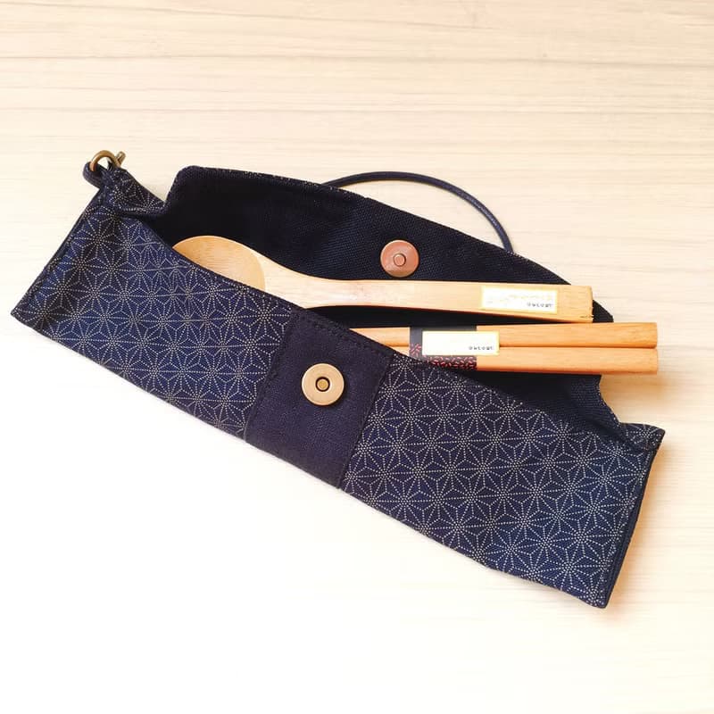 筆袋/筷套 (客訂花色) (附木製筷子和湯匙) 接單生產*