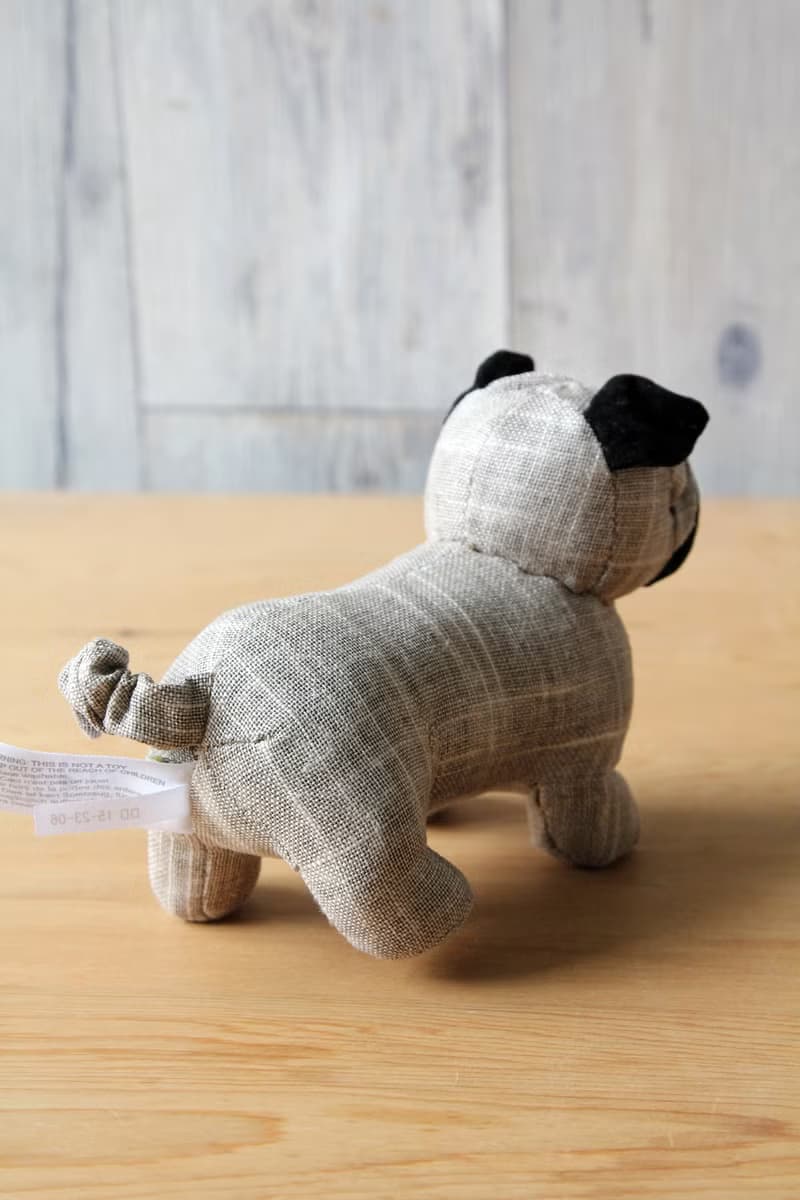 英國Dora Design高品質設計動物布偶造型紙鎮(卡其色鬥牛犬款)