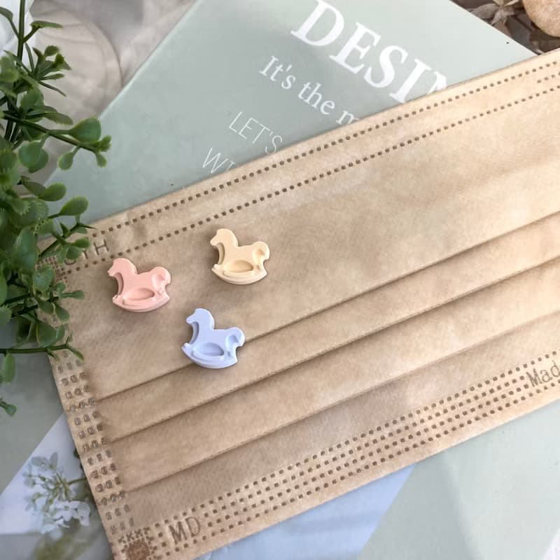 擴香石口罩扣 香氛口罩扣  婚禮小物 -小木馬系列