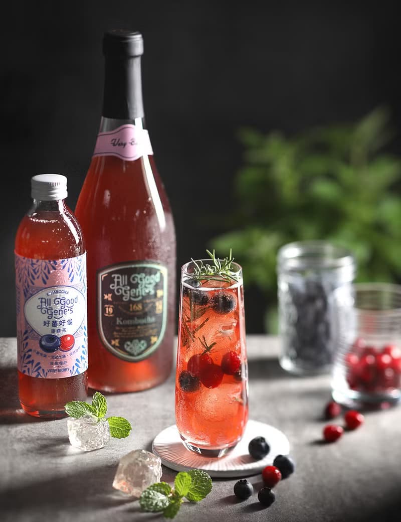 All Good Gene's 綜合口味康普茶4瓶 /750ml