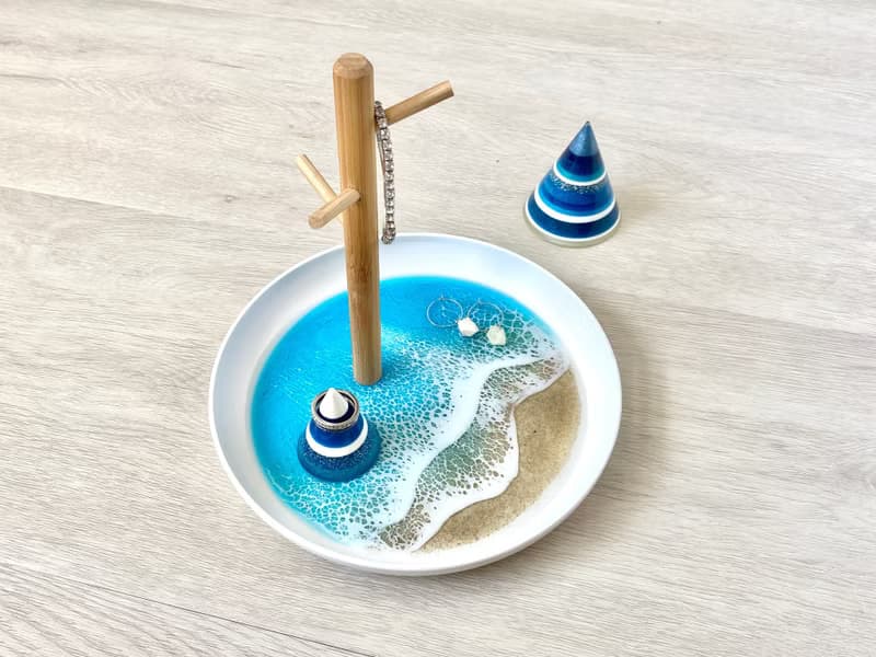 Accessories Display Tray, Ocean Theme, Turquoise, Wedding Gift, Home Gift