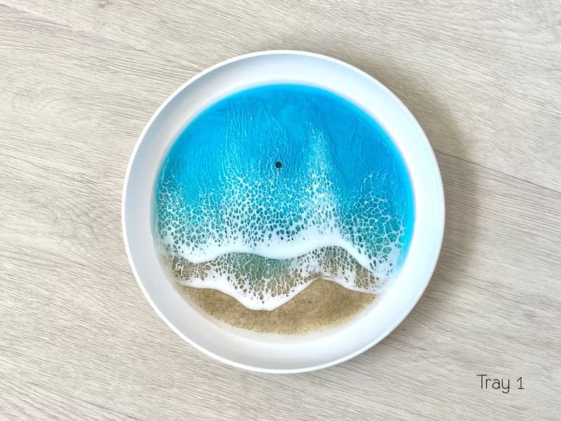 Accessories Display Tray, Ocean Theme, Turquoise, Wedding Gift, Home Gift