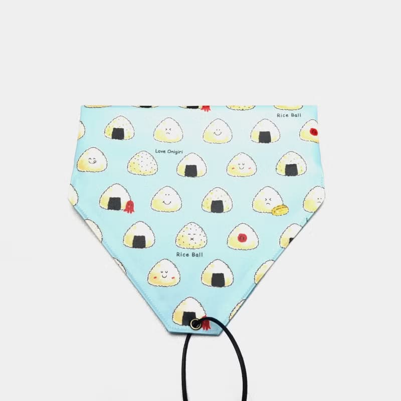 可愛飯糰-粉藍餐具包/筆收納袋 筆袋 餐具套 餐具袋 收納 環保