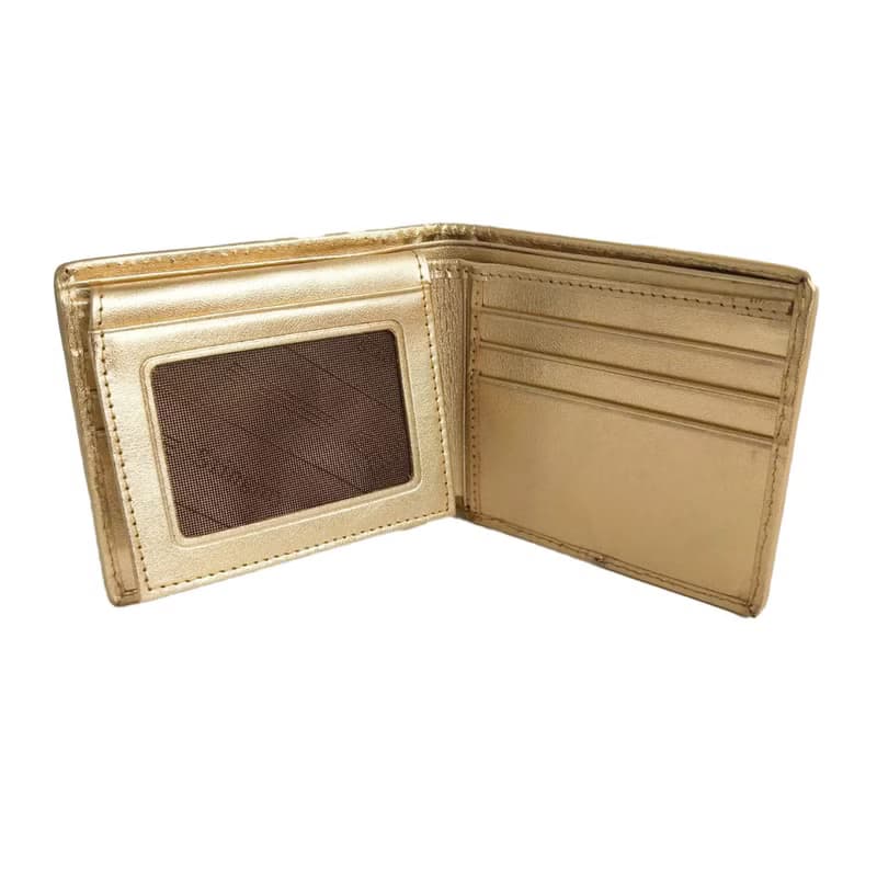 Men's Wallet Bifold Style Genuine Stingray Leather 1 Eye Money Bag Card Zip New