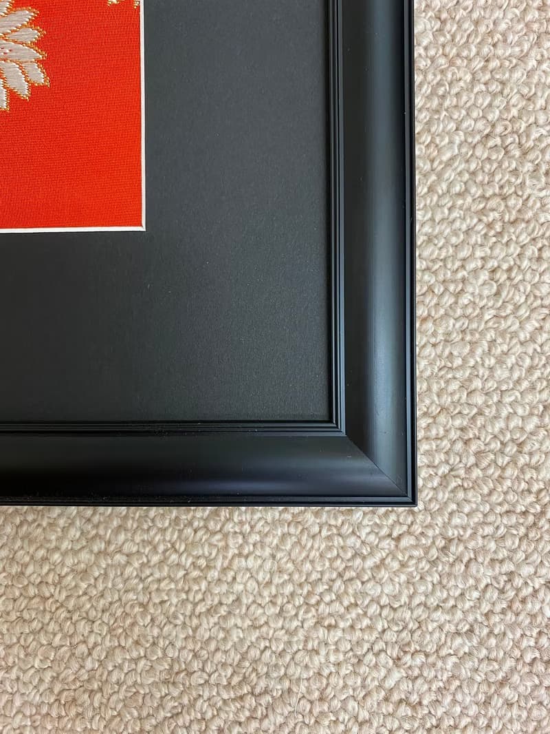 色打掛からつくるきものアート　vintage fabric 御所車 和モダン アートパネル 和風インテリア プレゼント お祝い 縁起物 額装インテリア　37