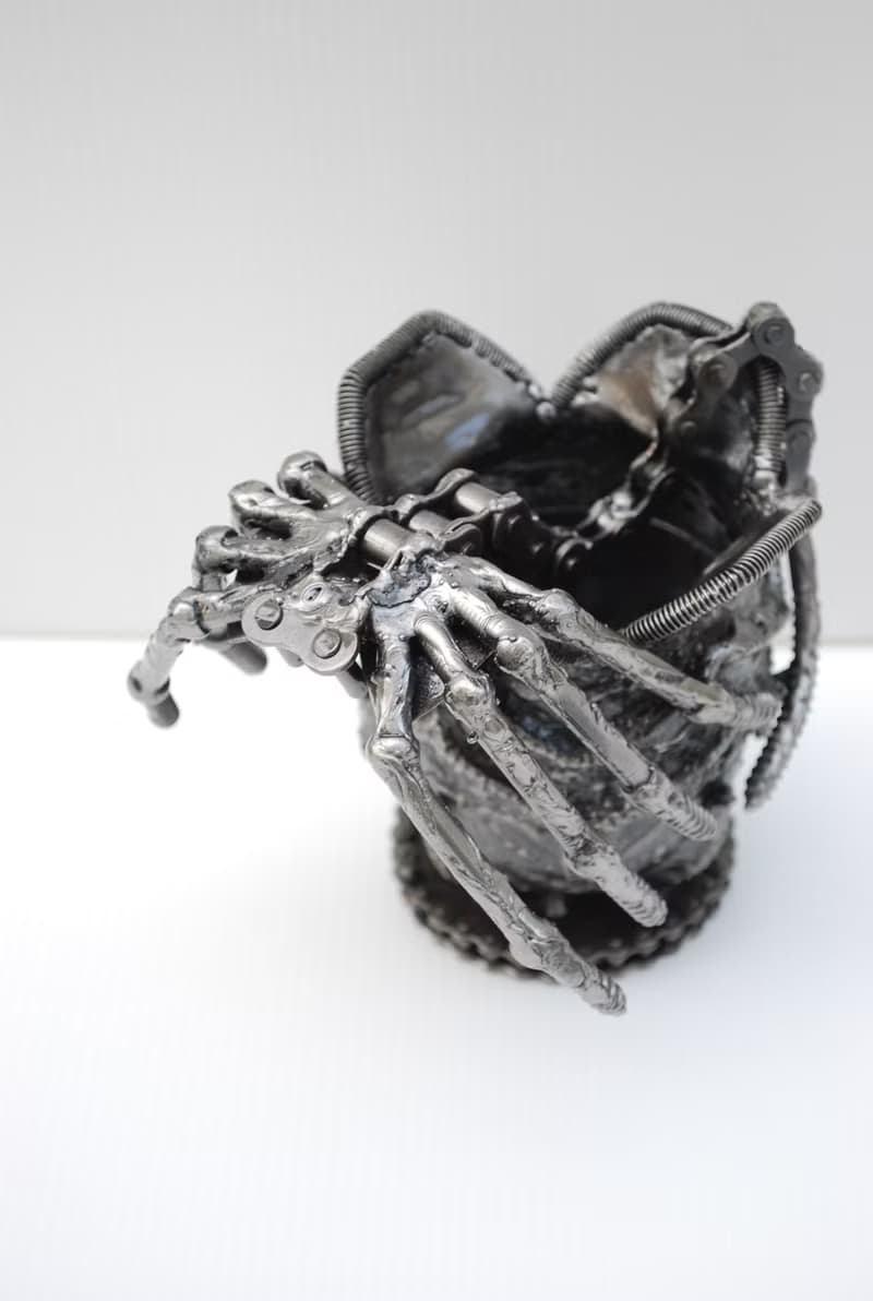 Monster Egg SCRAP METAL Sculpture, Gift for him, Cool Welding Gift, Gift for son