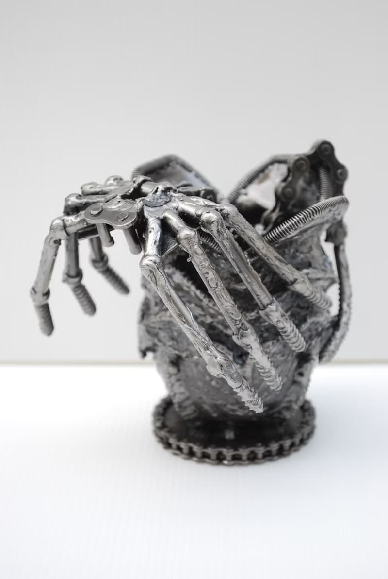 Monster Egg SCRAP METAL Sculpture, Gift for him, Cool Welding Gift, Gift for son