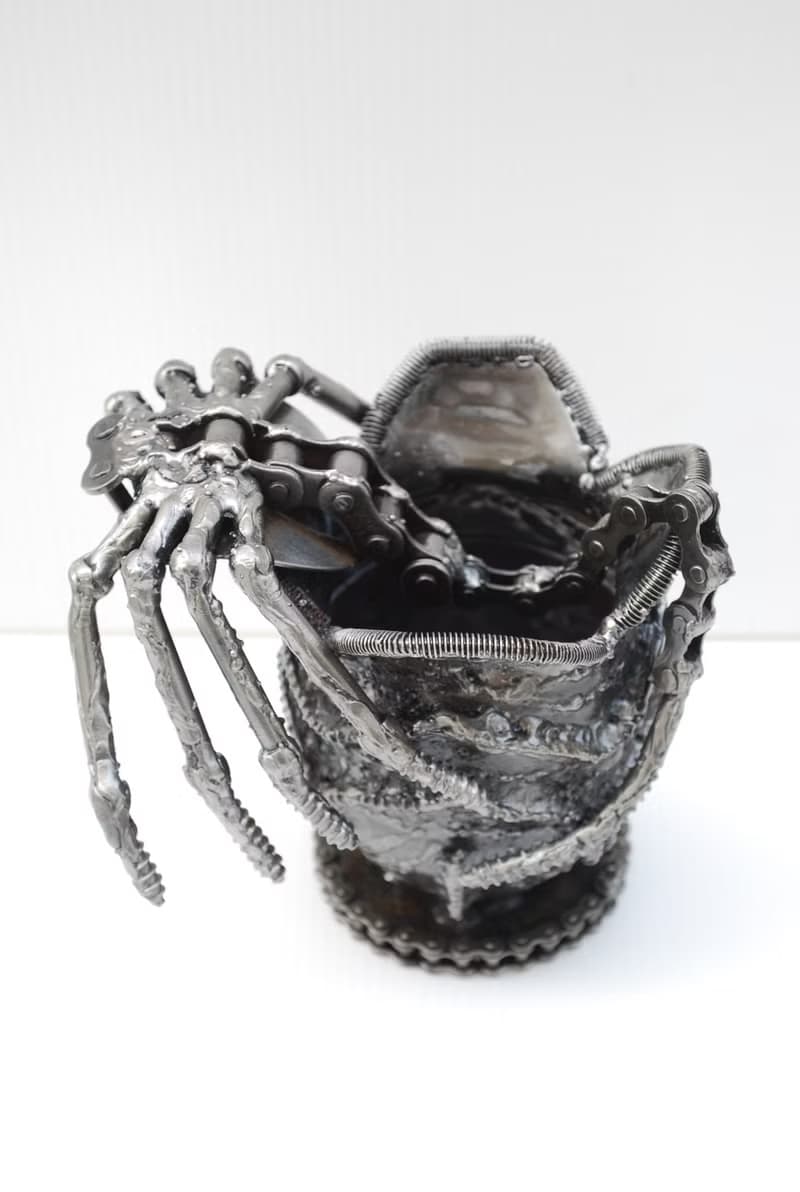 Monster Egg SCRAP METAL Sculpture, Gift for him, Cool Welding Gift, Gift for son