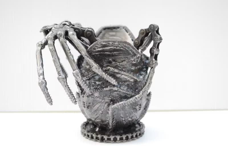 Monster Egg SCRAP METAL Sculpture, Gift for him, Cool Welding Gift, Gift for son