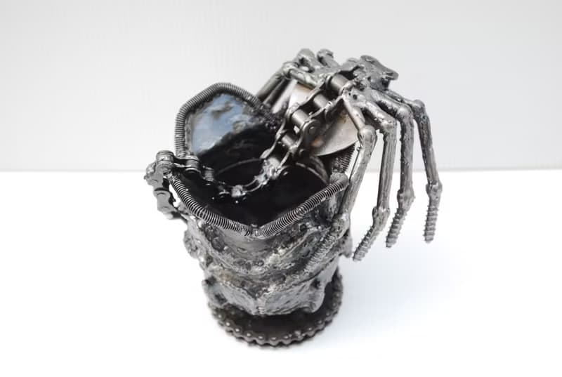 Monster Egg SCRAP METAL Sculpture, Gift for him, Cool Welding Gift, Gift for son
