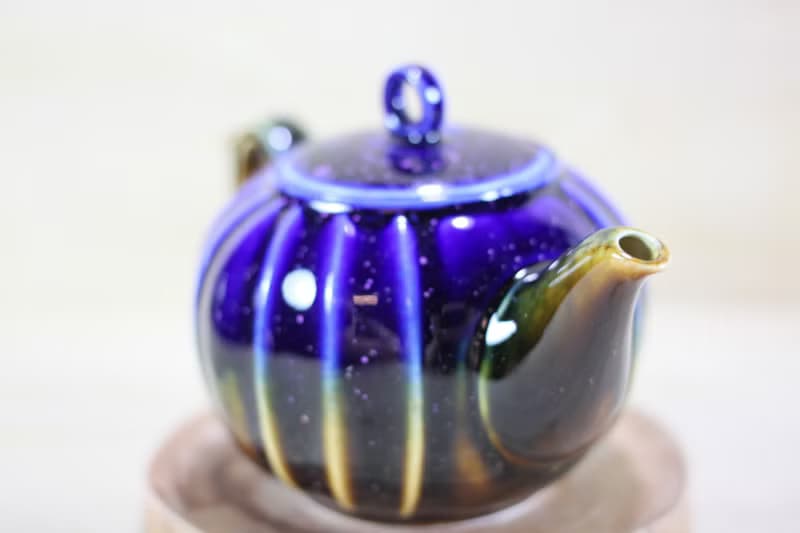 【送禮好物】曉櫻 結晶釉 曲紋茶壺 陶藝名家葉敏祥作品