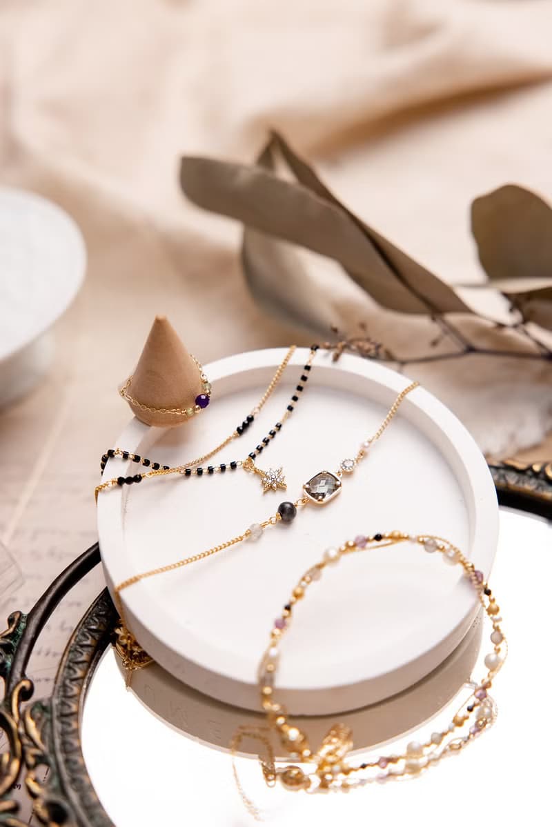 貴人 x 紫水晶 珍珠 拉長石 天然石 水晶【蒲公英記憶】纏繞手鍊