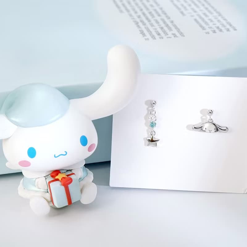 Small Gift for U系列-Cinnamoroll 大耳狗喜拿禮物純銀耳環