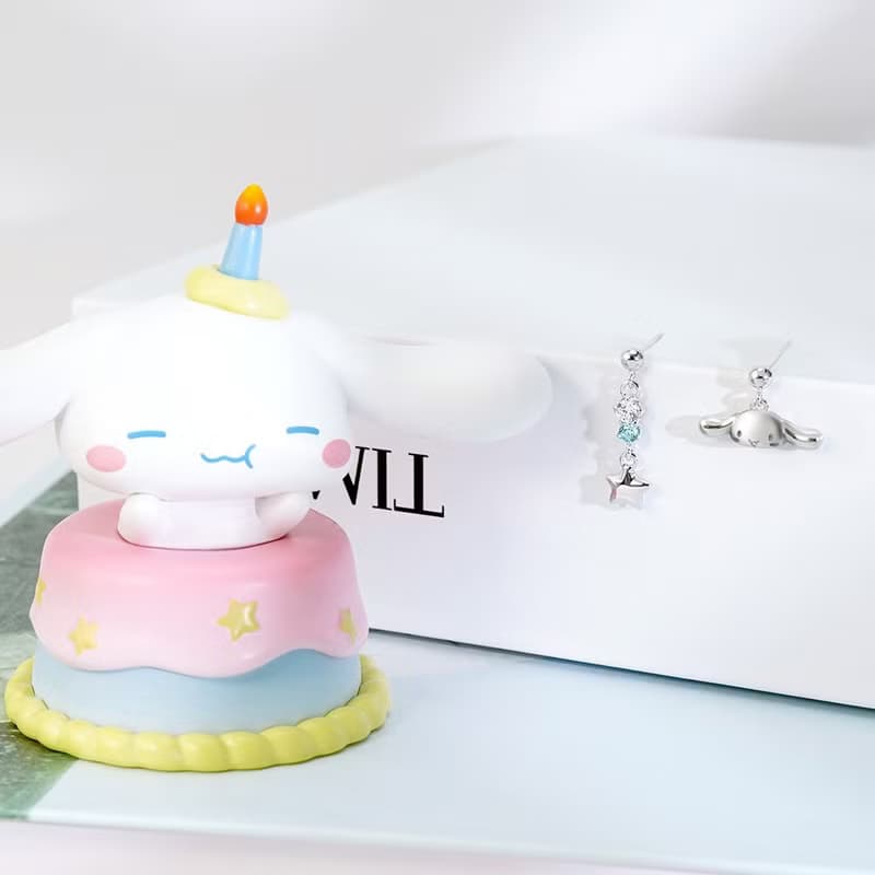 Small Gift for U系列-Cinnamoroll 大耳狗喜拿禮物純銀耳環