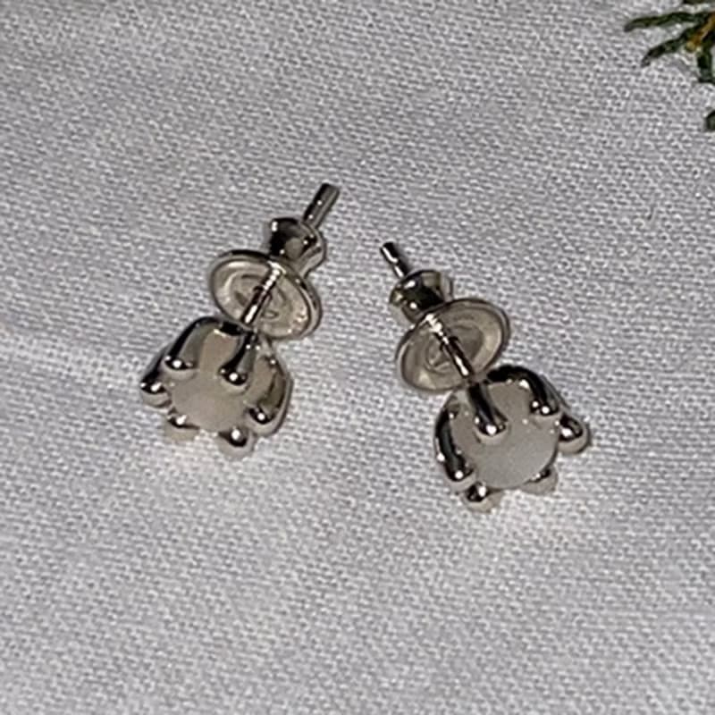 haime mini mushroom gemstone earring