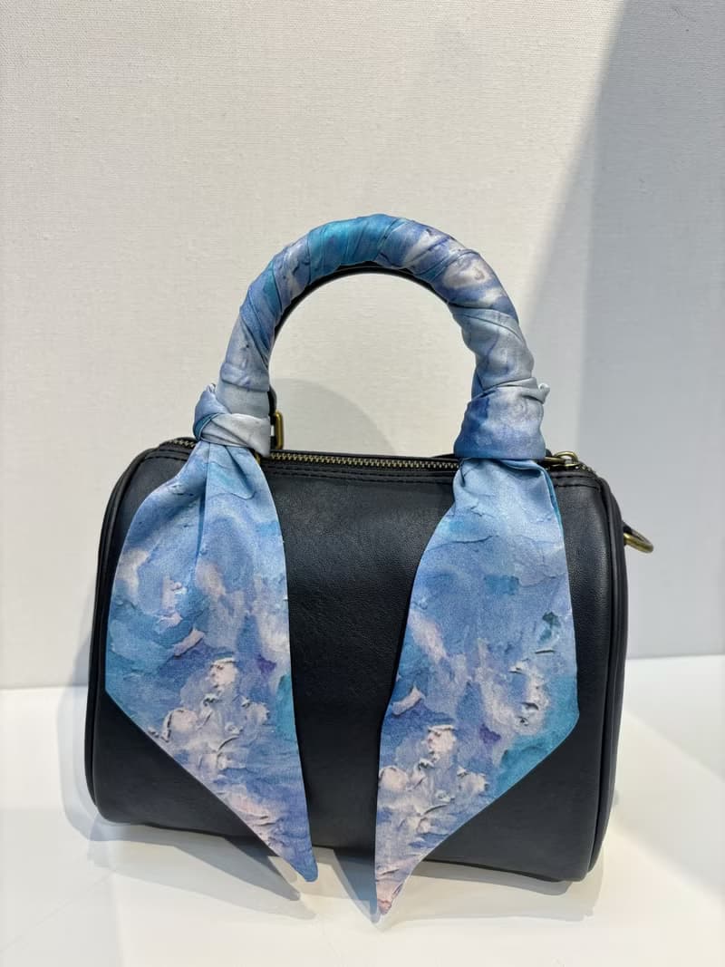 Re-Re Twilly瑰莉絲質絲巾—油畫系列