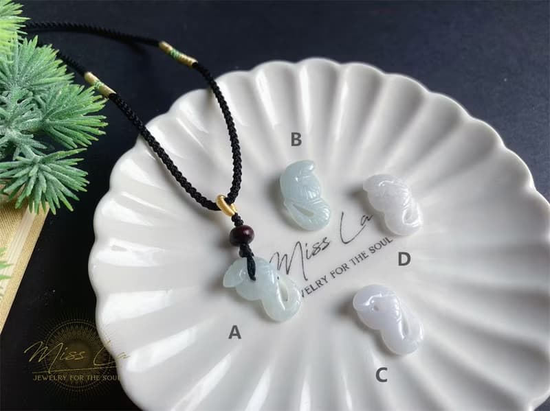 天然緬甸玉翡翠 蛇 升官發財 頭腦靈活 項鍊 禮物 天然石