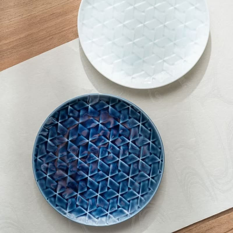 【入厝禮物】菱格紋圓盤 (17cm)