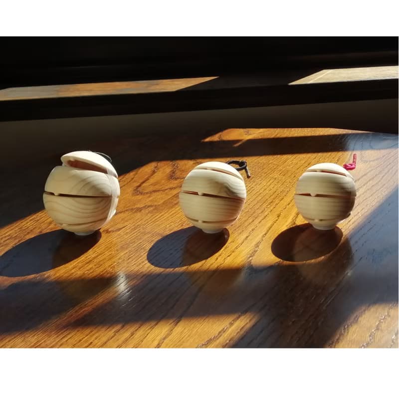音が鳴るオブジェ ３サイズのセット 和音カスタネット