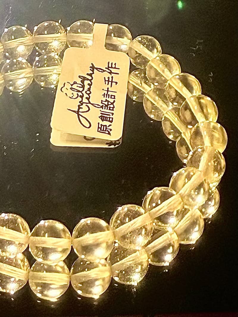 彌雅手作丨利比亞黃金隕石手串原創設計