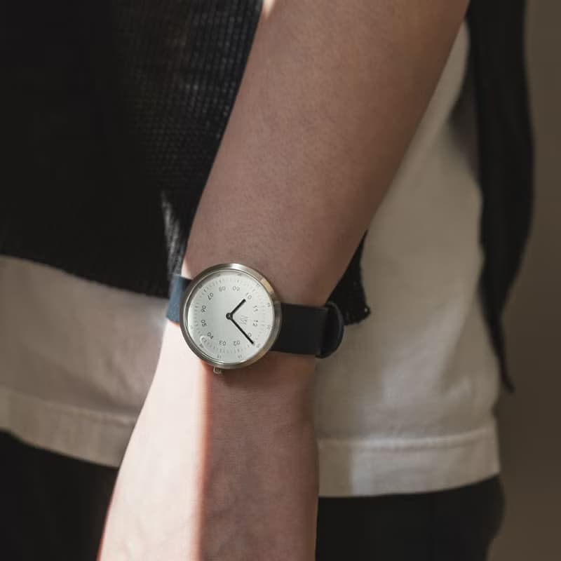 Drizzle 34mm 米白色意大利皮帶 瑞士機芯 藍寶石玻璃 MAVEN 手錶