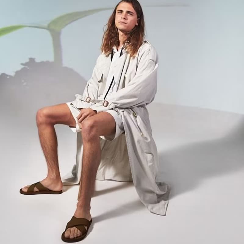 indosole CROSS 環保拖鞋 大地棕 男