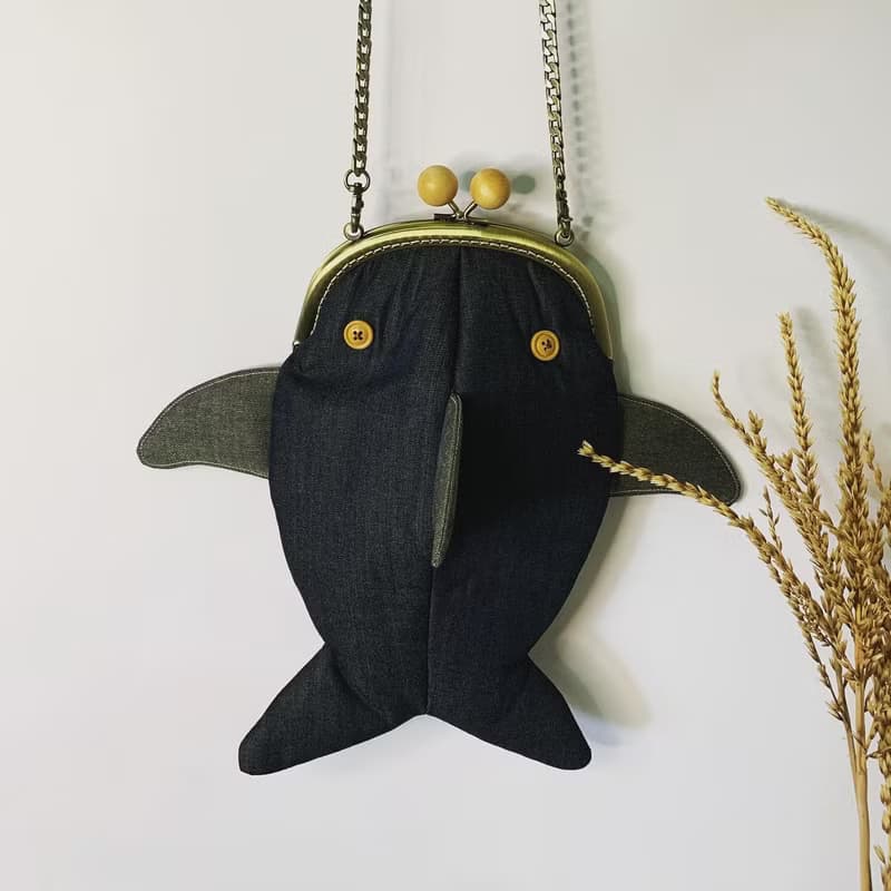 鯊魚包包 鯊魚口金包 鯊魚零錢包【交換禮物】