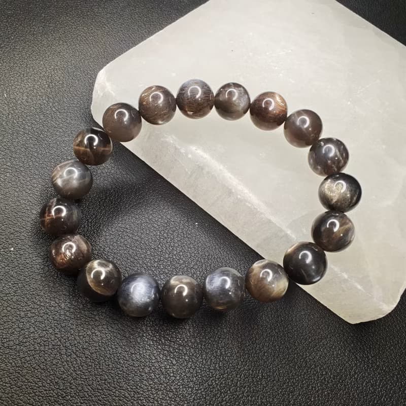 黑骨幹 Sun Stone 手串 手鍊 天然水晶 10mm