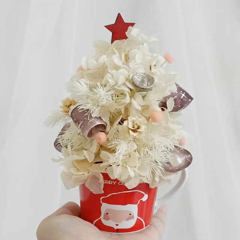 |DIY材料包|聖誕樹聖誕花圈交換禮物無教學內容 永生雪松聖誕花圈