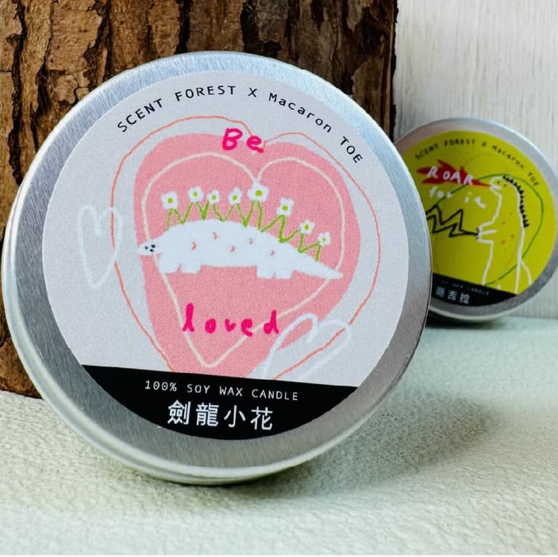 【全新聯名】馬卡龍腳趾x香氛森林聯名款30g大豆蠟燭