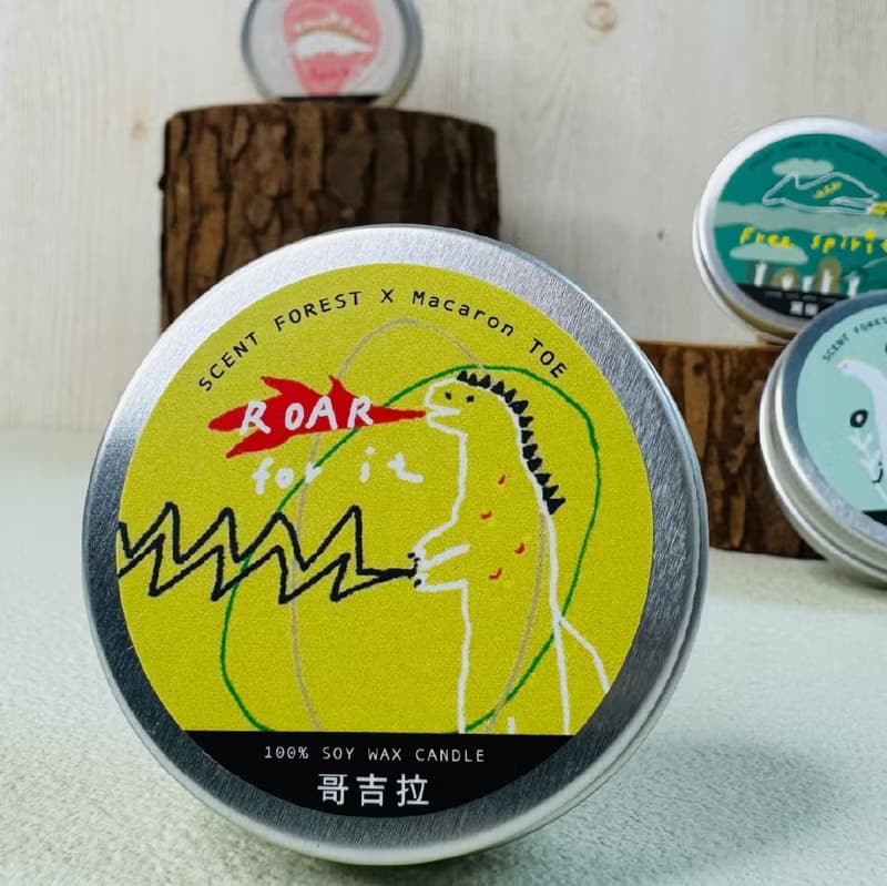 【全新聯名】馬卡龍腳趾x香氛森林聯名款30g大豆蠟燭